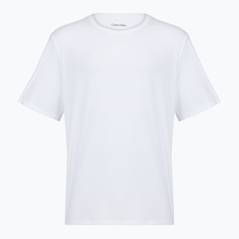 Férfi póló Calvin Klein LV00NB4185 Crew Neck black w/ white emb/white w/ black e 2