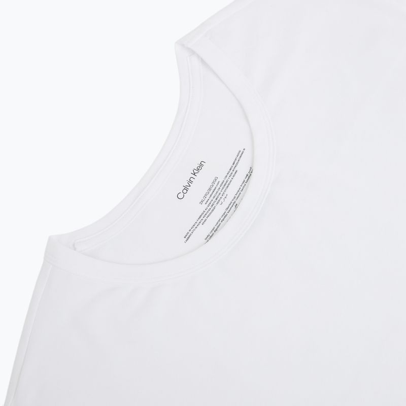Férfi póló Calvin Klein LV00NB4185 Crew Neck black w/ white emb/white w/ black e 6