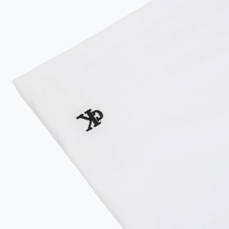 Férfi póló Calvin Klein LV00NB4185 Crew Neck black w/ white emb/white w/ black e 7