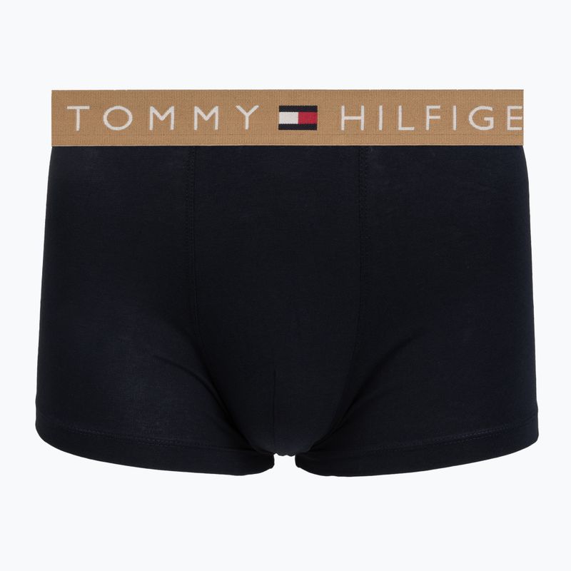 Férfi boxer nadrág Tommy Hilfiger Trunk WB 3 pack nb//saf canvas/mnty grey/deep spru 3