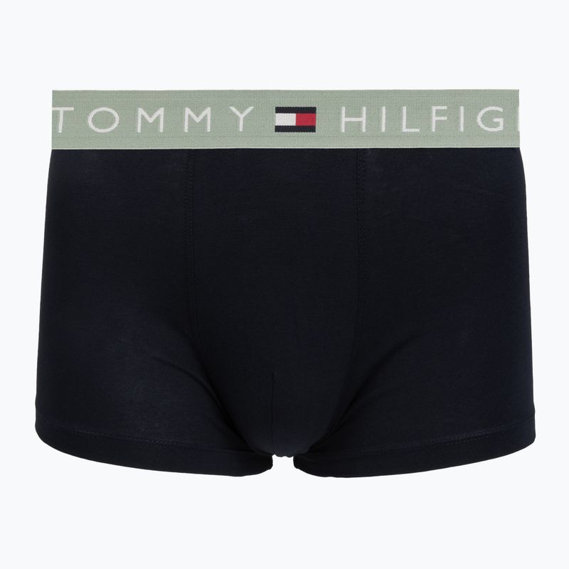 Férfi boxer nadrág Tommy Hilfiger Trunk WB 3 pack nb//saf canvas/mnty grey/deep spru 4