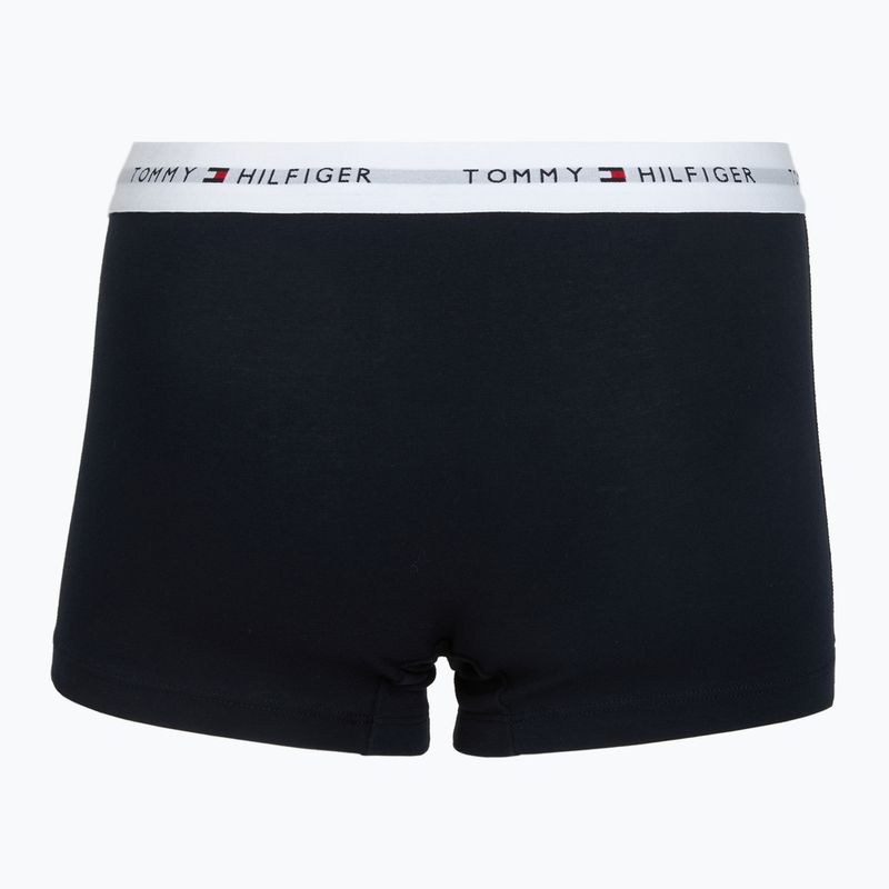 Férfi boxer nadrág Tommy Hilfiger Trunk WB 3 pack nb//white/orna green/utility olive 5