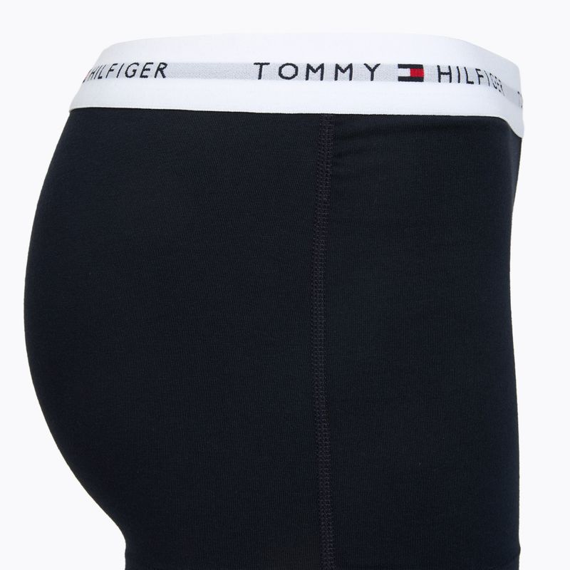 Férfi boxer nadrág Tommy Hilfiger Trunk WB 3 pack nb//white/orna green/utility olive 6