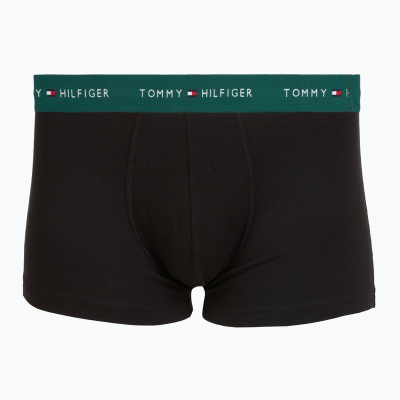 Férfi boxer nadrág Tommy Hilfiger Trunk WB 3 pack nb//opu blu/orna green/ivory silk 4