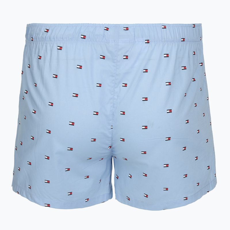 Férfi boxer nadrág Tommy Hilfiger Woven Boxer Print 3 pack chambray flag/carb navy/c navy flag 6