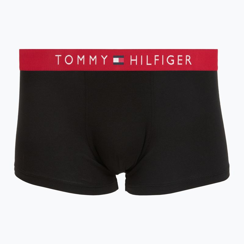 Férfi boxer nadrág Tommy Hilfiger Trunk WB 3 pack medium red/rasp juice/burgundy 2