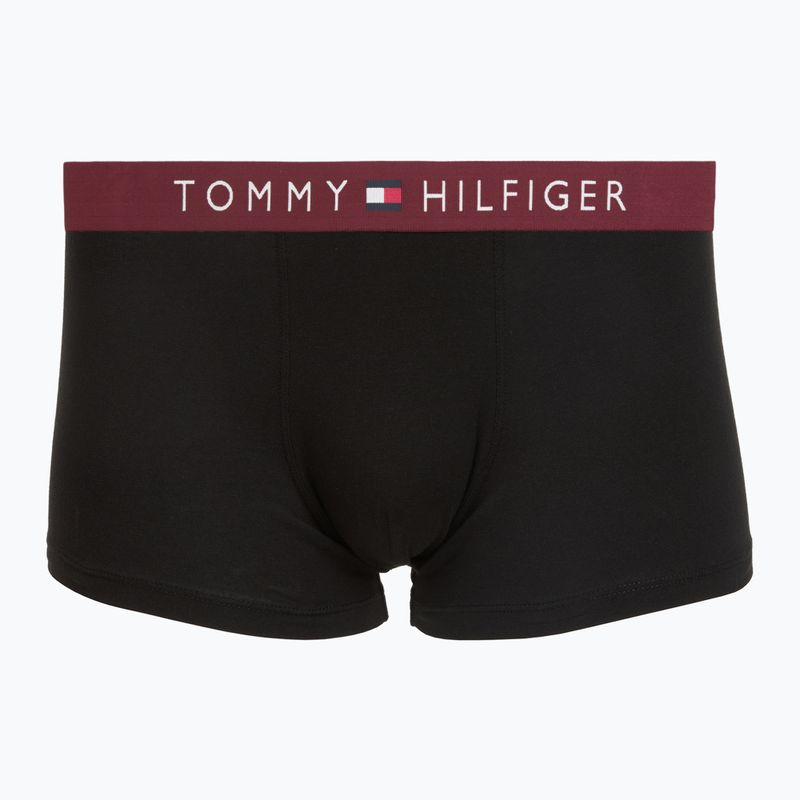 Férfi boxer nadrág Tommy Hilfiger Trunk WB 3 pack medium red/rasp juice/burgundy 4