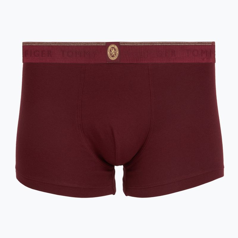 Férfi boxer nadrág Tommy Hilfiger Trunk 3 pack navy blue/nocturnal green/burgundy 2