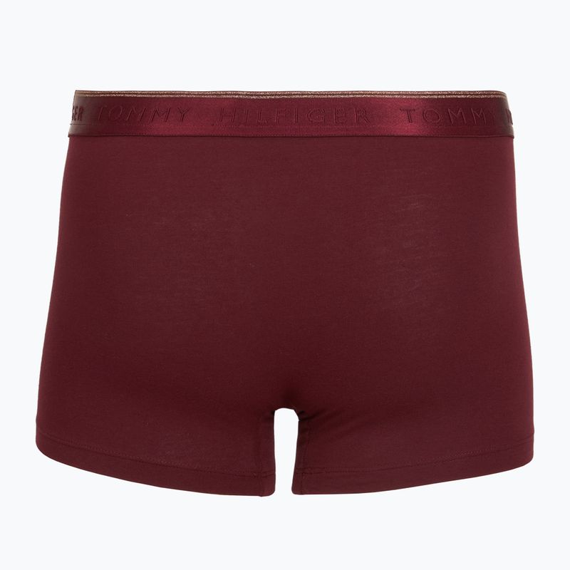 Férfi boxer nadrág Tommy Hilfiger Trunk 3 pack navy blue/nocturnal green/burgundy 5