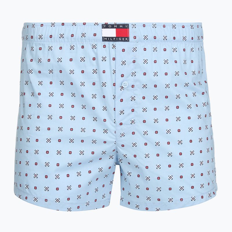 Férfi boxer nadrág Tommy Hilfiger Woven Boxer Print 3 pack rwb foulard/med red/rwb w chck 2