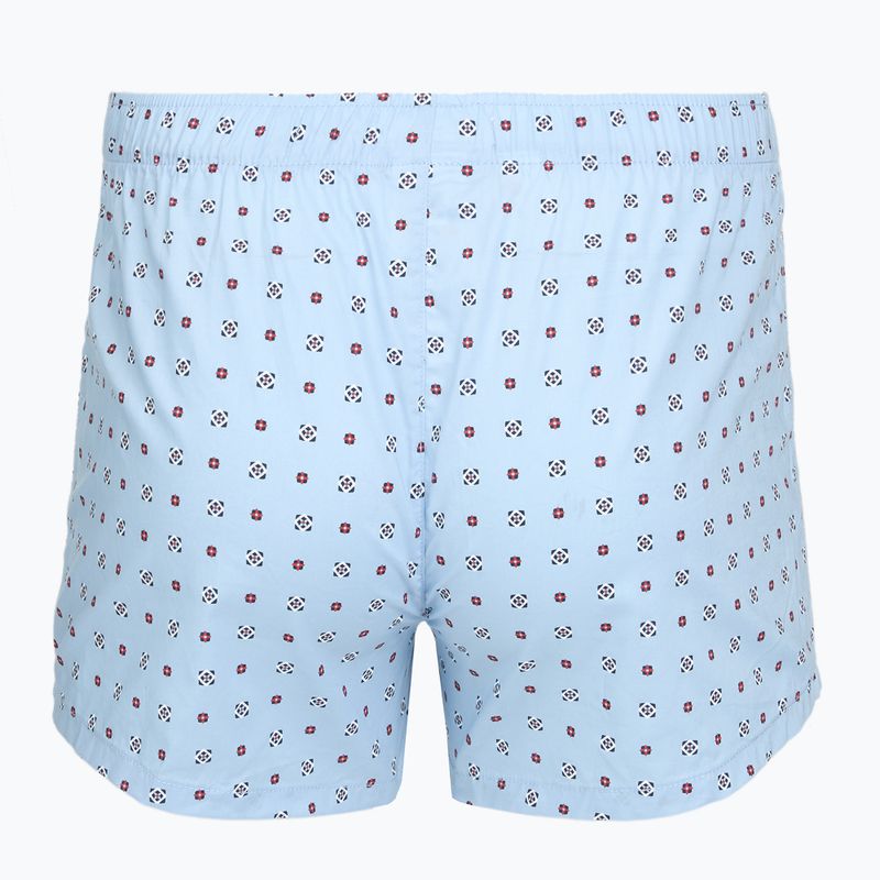 Férfi boxer nadrág Tommy Hilfiger Woven Boxer Print 3 pack rwb foulard/med red/rwb w chck 5