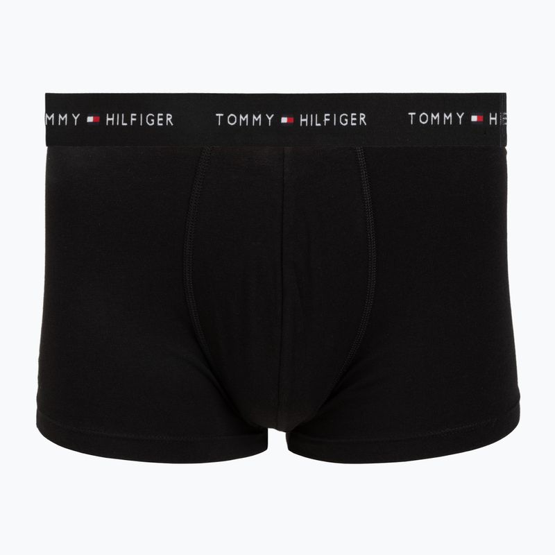 Férfi boxer nadrág Tommy Hilfiger Trunk WB 3 pack utility sage/black/bonita pink 4