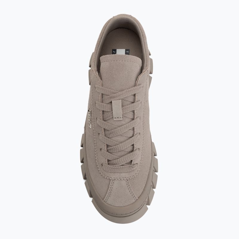 Női cipők Tommy Hilfiger TJW Platform Sneaker Suede limeston dust 5