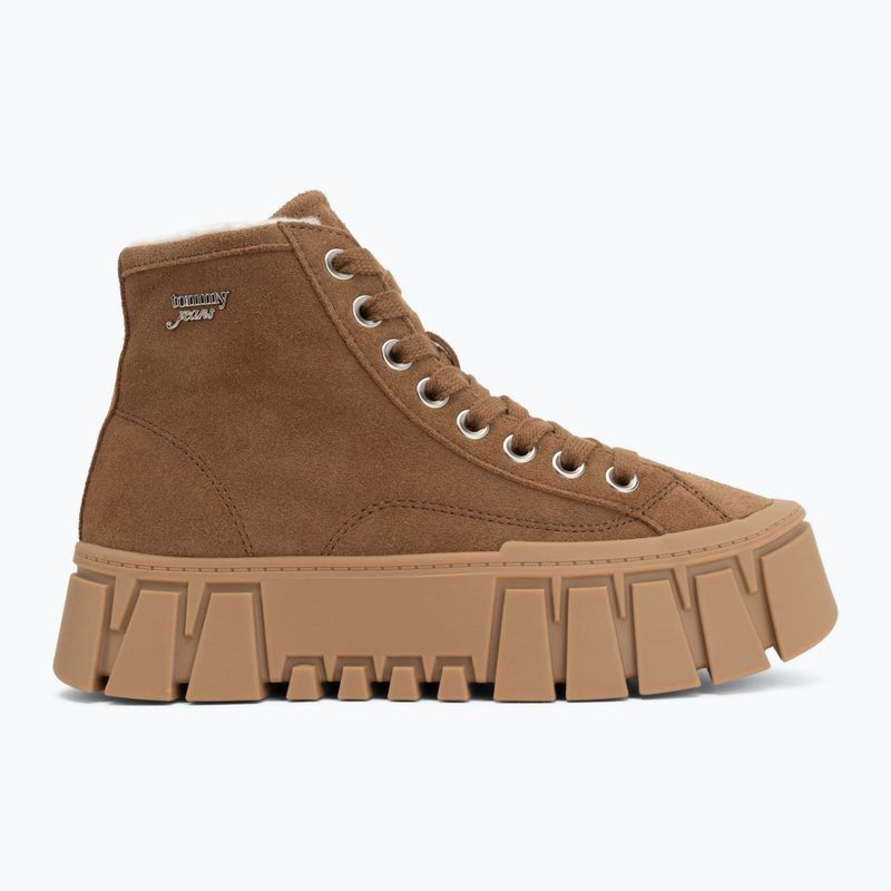 Női cipők Tommy Jeans Platform Sneaker MC WL dark camel 2