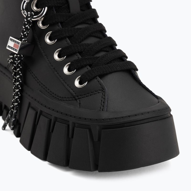 Női cipők Tommy Jeans Platform Sneaker Leather Mc black 7