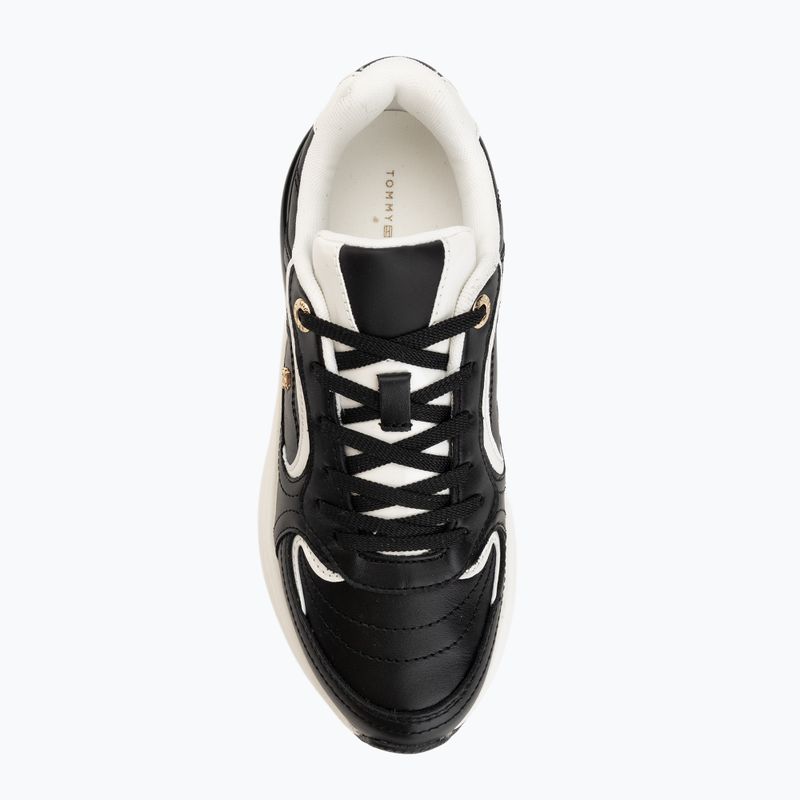 Női cipők Tommy Hilfiger Chic Runner black/ecru 5