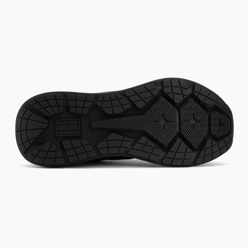 Férfi cipők Tommy Jeans Runn Leather triple black 4
