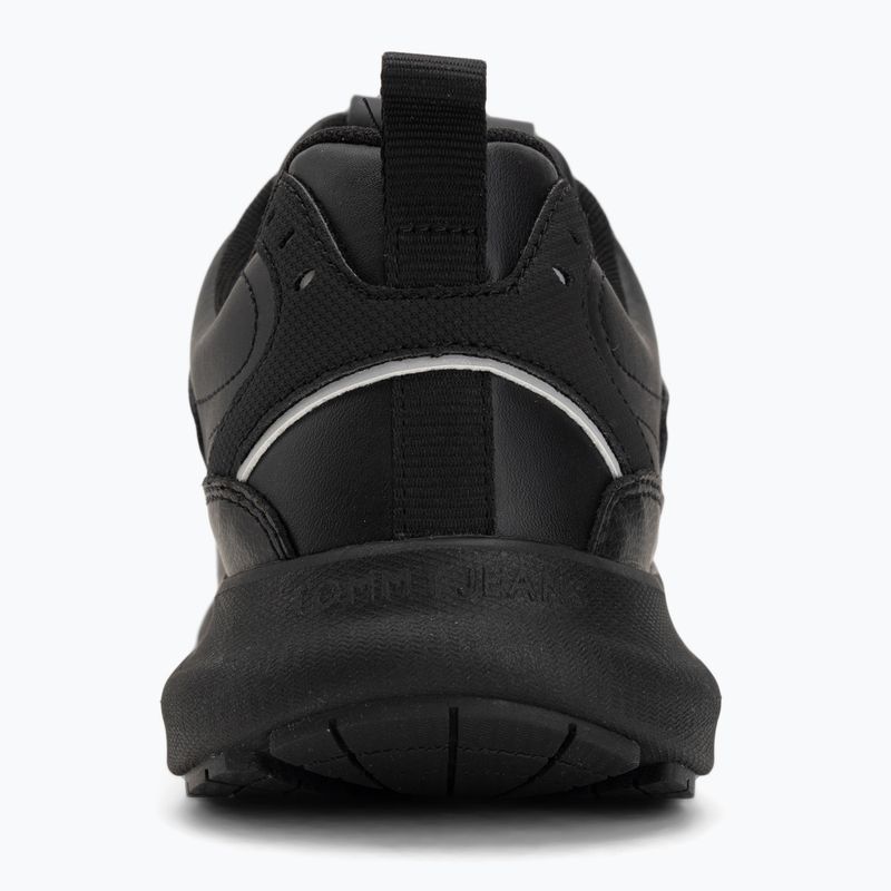 Férfi cipők Tommy Jeans Runn Leather triple black 6