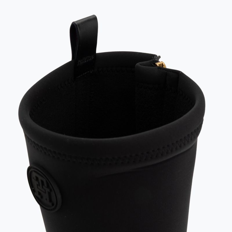 Női gumicsizma Tommy Hilfiger Stamp Warm Knee black 5