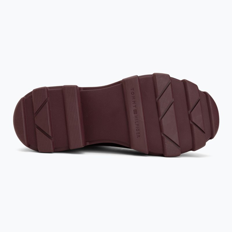 Női gumicsizma Tommy Hilfiger Stamp Warm Ankle oxblood 4