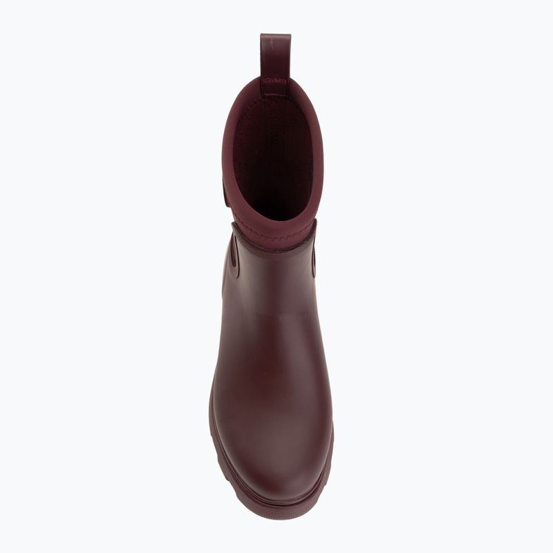 Női gumicsizma Tommy Hilfiger Stamp Warm Ankle oxblood 5