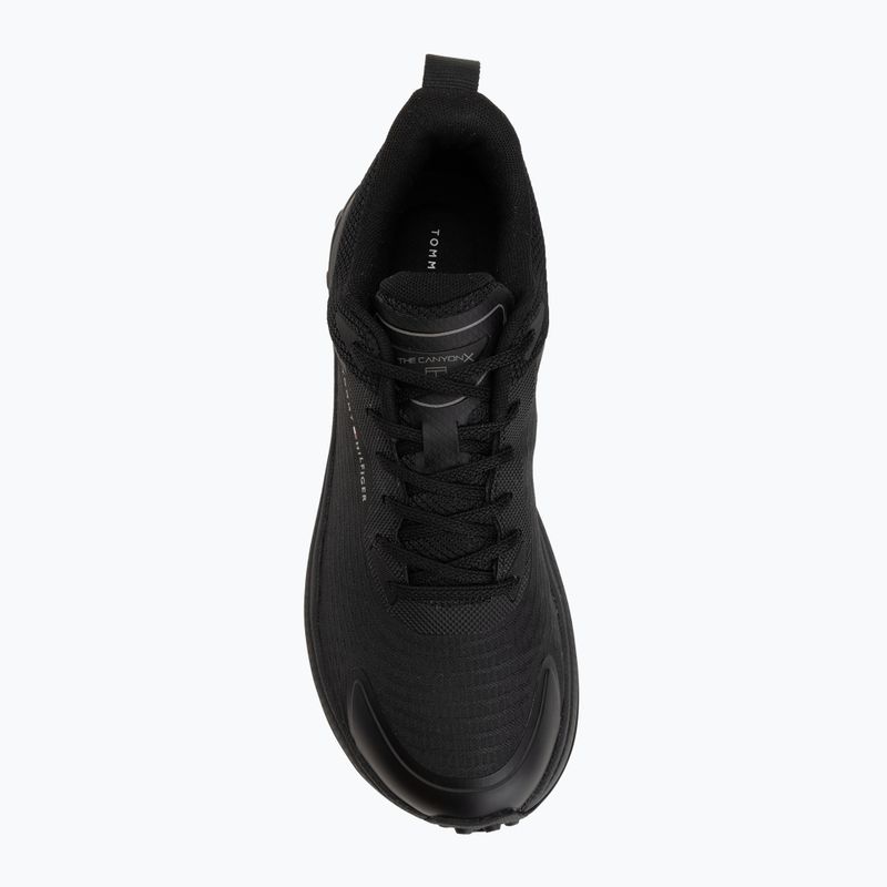Férfi cipők Tommy Hilfiger The Canyon X Knit triple black 5