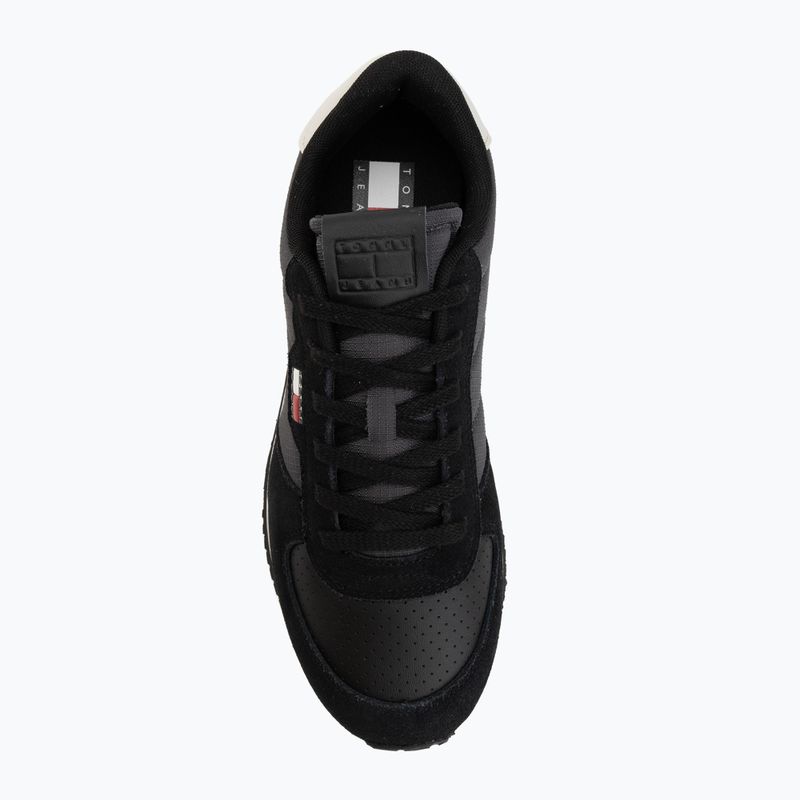 Férfi cipők Tommy Jeans Runner Flag Mix washed black/stratus grey 5