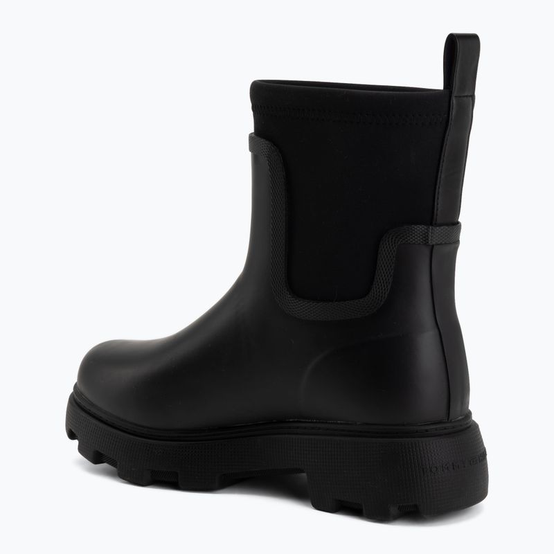 Női gumicsizma Tommy Hilfiger Stamp Warm Ankle black 3