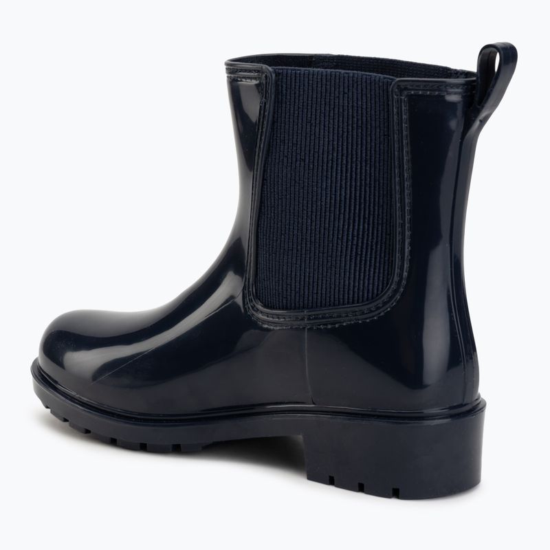 Női gumicsizma Tommy Hilfiger Buckle Glossy Ankle space blue 3