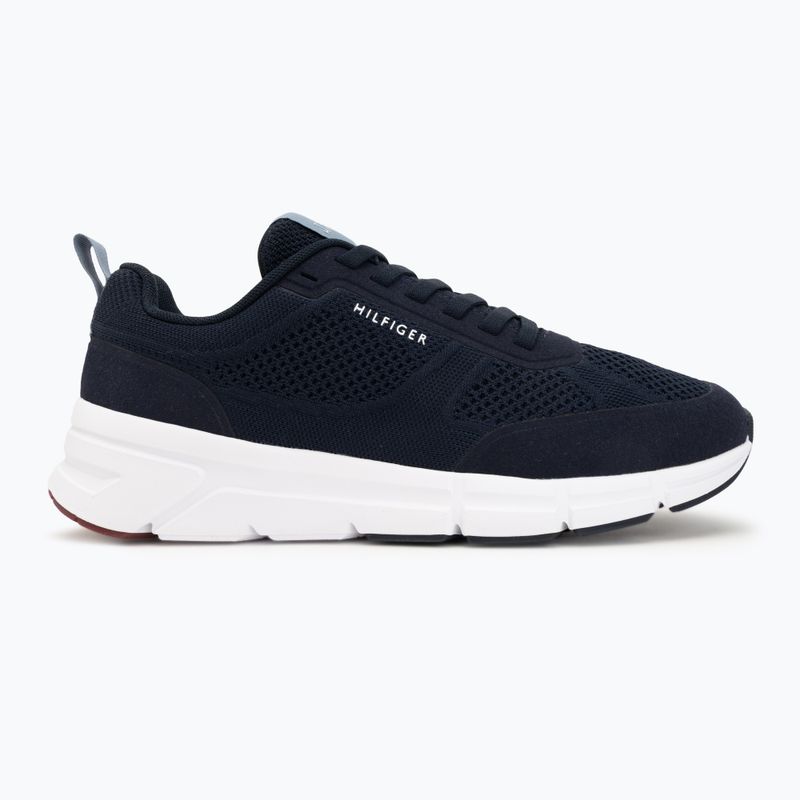 Férfi cipők Tommy Hilfiger Light Knitted navy blue 2