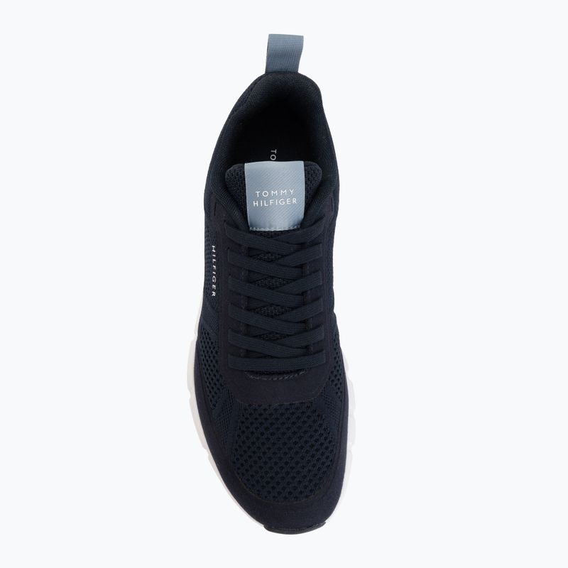 Férfi cipők Tommy Hilfiger Light Knitted navy blue 5