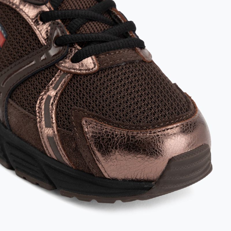 Női cipők Tommy Hilfiger TJW Modern Runner Metallics fondant brown 7