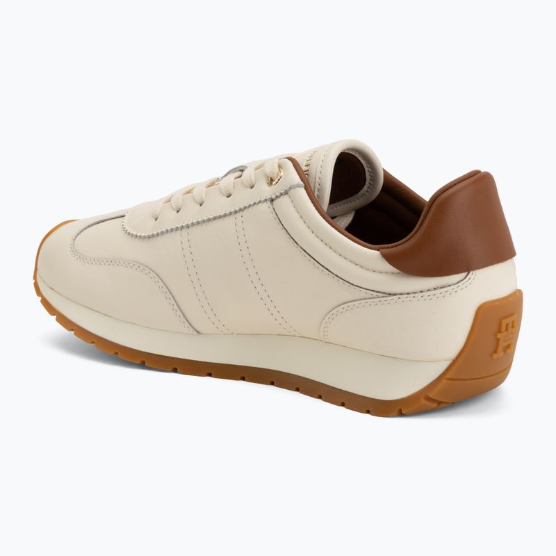 Női cipők Tommy Hilfiger Th Premium Casual Runner beige allover 06 3