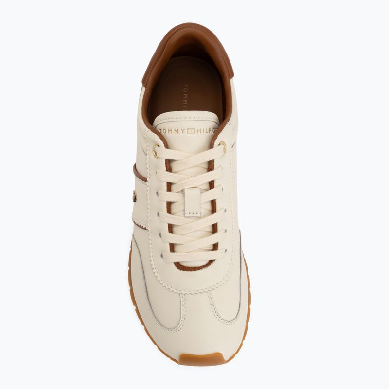 Női cipők Tommy Hilfiger Th Premium Casual Runner beige allover 06 5