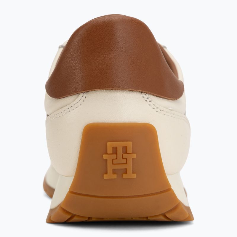 Női cipők Tommy Hilfiger Th Premium Casual Runner beige allover 06 6