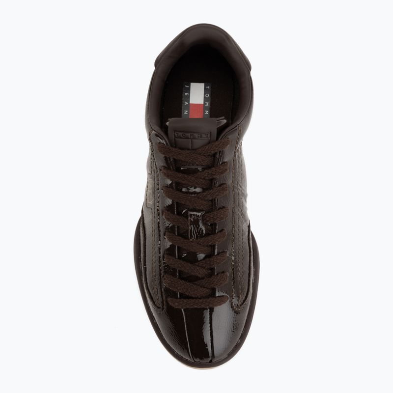 Női cipők Tommy Hilfiger Tj Low Runner Soft Naplak fondant brown 5