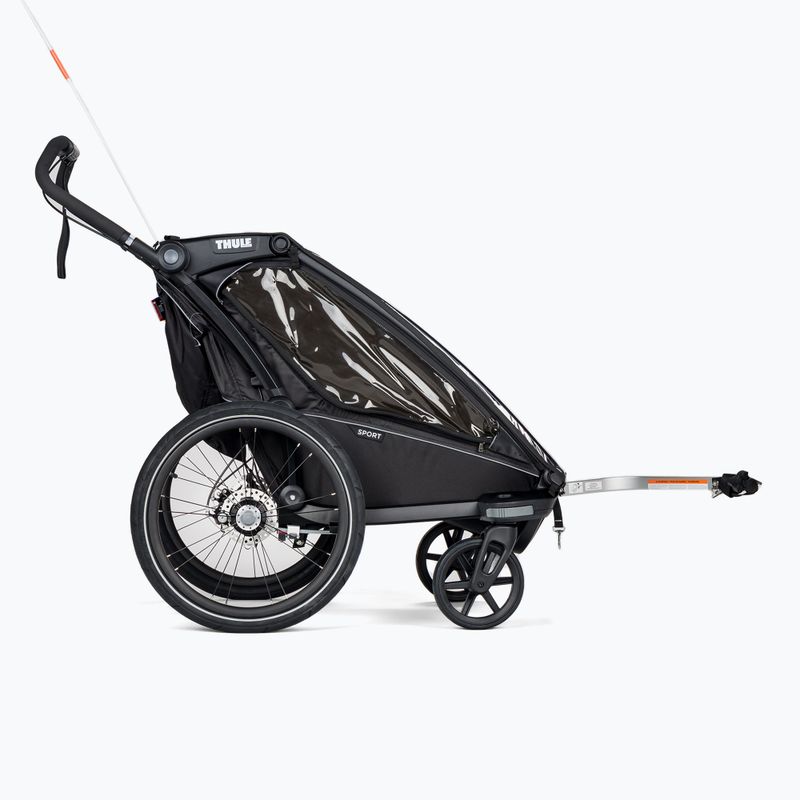 Thule Chariot Sport együléses kerékpár utánfutó fekete 10201021 2