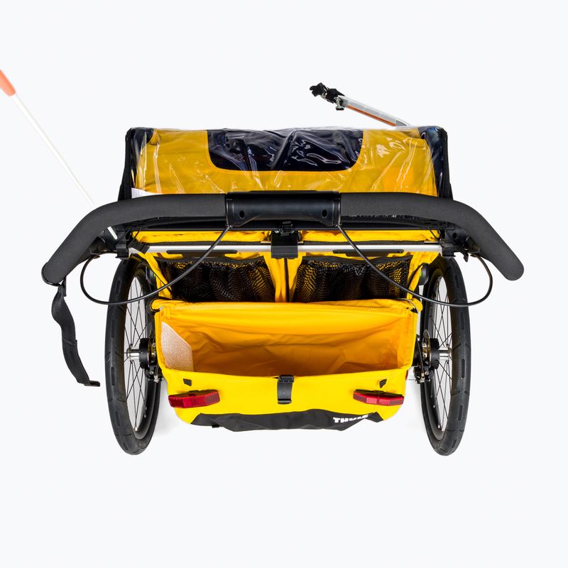 Thule Chariot Sport 2 személyes kerékpár utánfutó sárga 10201024 4