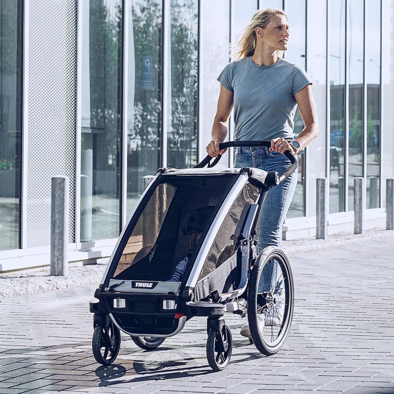 Thule Chariot Lite 1 együléses kerékpár utánfutó fekete 10203021 6