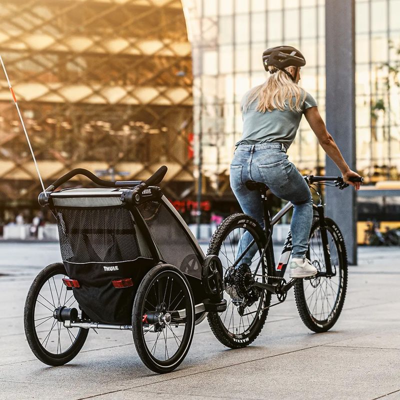 Thule Chariot Lite 1 együléses kerékpár utánfutó fekete 10203021 7