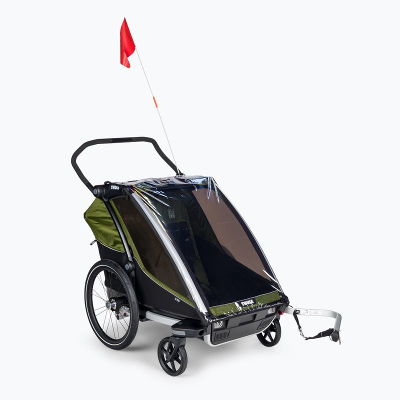 Thule Chariot Cab2 dupla kerékpár utánfutó fekete 10204021