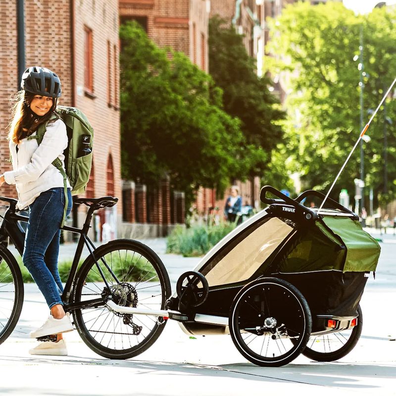 Thule Chariot Cab2 dupla kerékpár utánfutó fekete 10204021 7