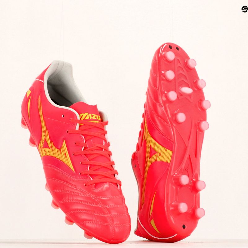 Mizuno Morelia Neo IV Pro MD férfi futballcipő flery coral2/ bolt2/ flery coral2 8
