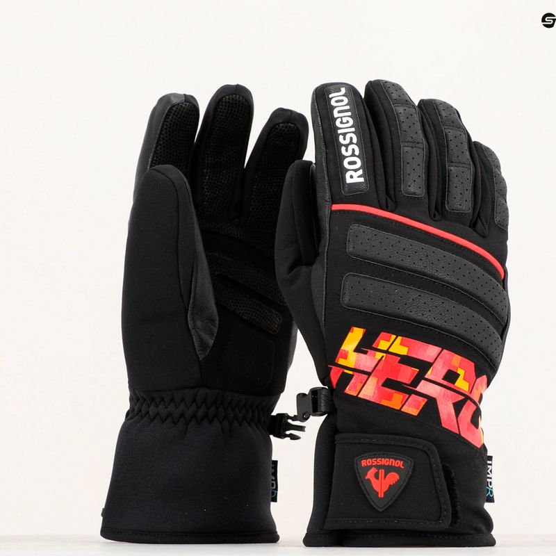 Férfi Rossignol Hero Master Impr G oxy narancssárga sí kesztyű 3