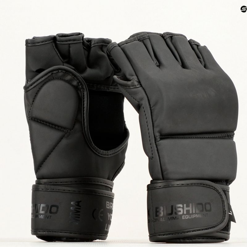 DBX BUSHIDO MMA grappling kesztyű fekete 23