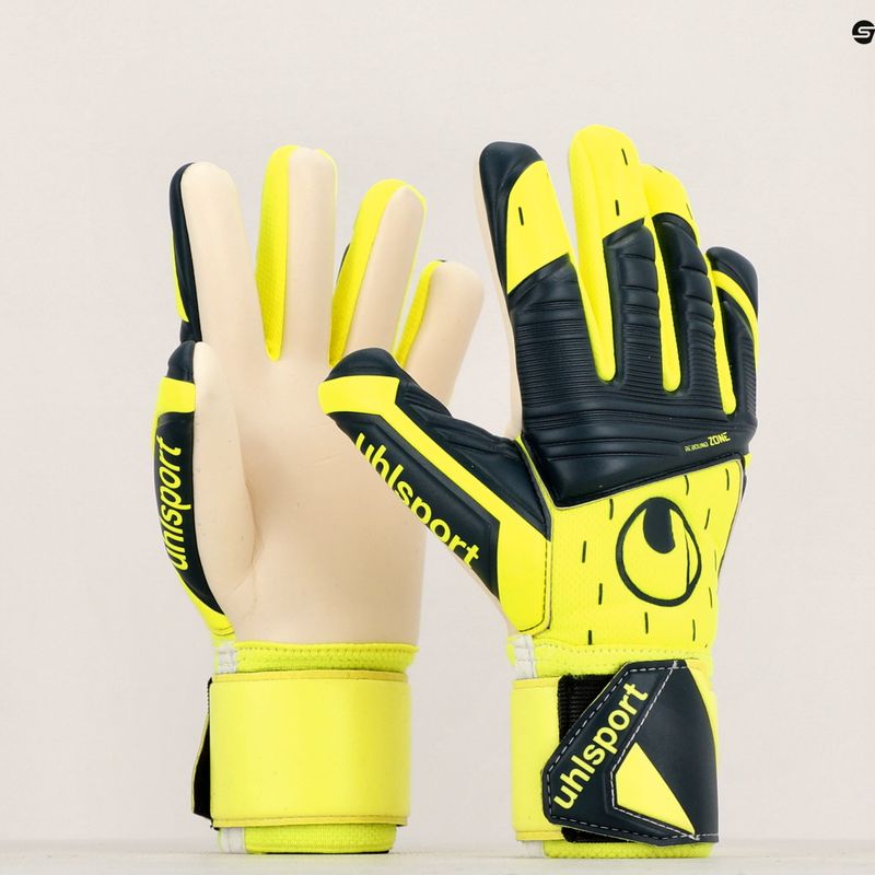 Gyermek kapuskesztyű uhlsport Classic Absolutgrip Hn Pro Jr. neon sárga/zöld/fehér 4