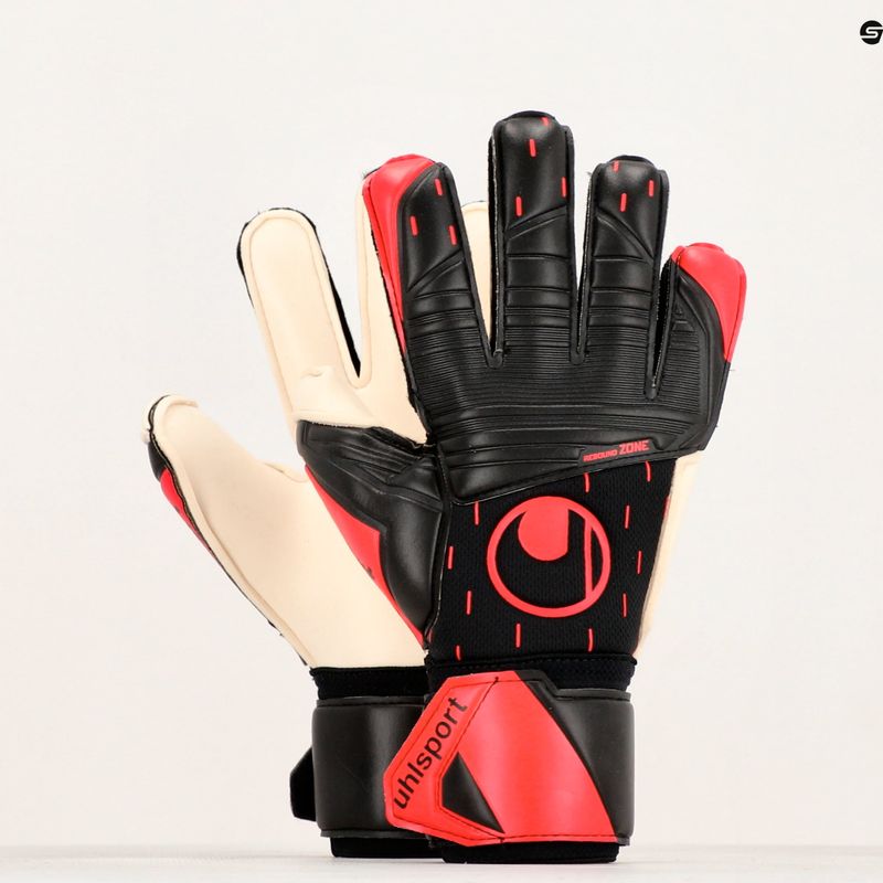 Gyermek kapuskesztyű uhlsport Classic Absolutgrip fekete/piros/fehér 4