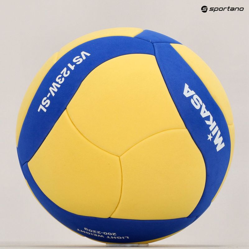 Mikasa röplabda VS123W SL sárga/kék méret 5 5