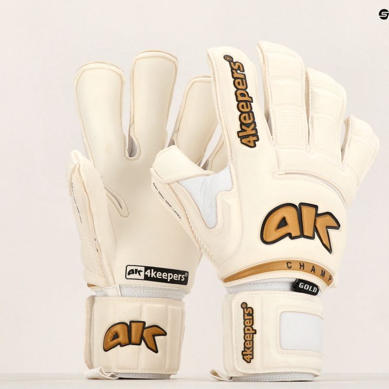 4Keepers Champ Gold VI kapuskesztyű fehér 5