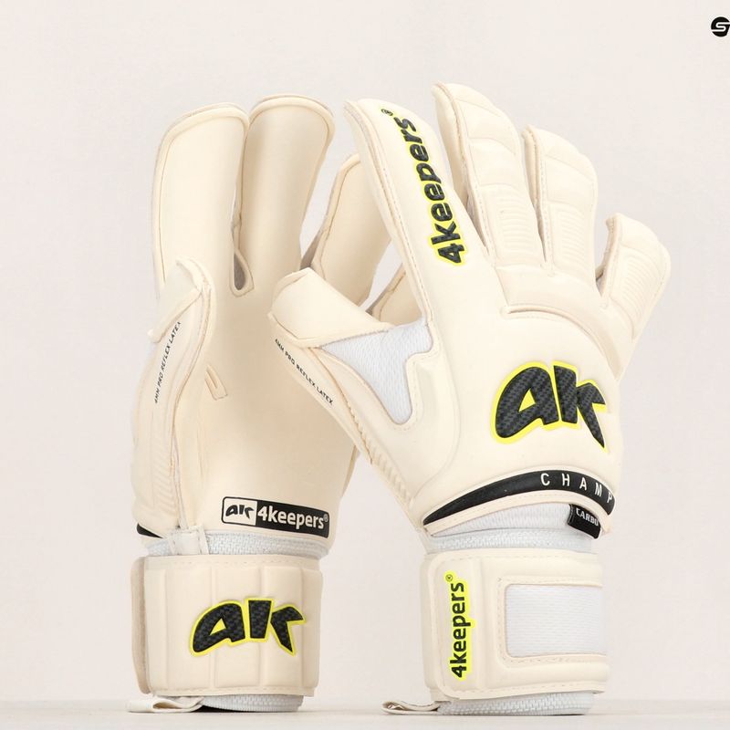 4Keepers Champ Carbo VI kapuskesztyű fehér 5